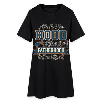 Dad Life Fatherhood Tool Grill Dad - Women’s T-Shirt Dress - black - Front