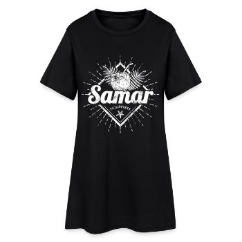 Souvenir philippin des Visayas de l’île de Samar Philippines - Robe T-shirt Femme - noir - Devant
