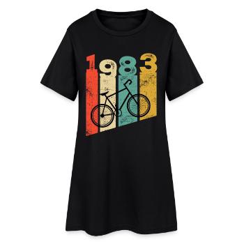 Millésime 1983 - Robe T-shirt Femme - noir - Devant
