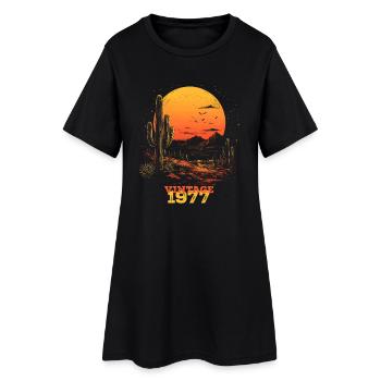 Millésime 1977 - Robe T-shirt Femme - noir - Devant