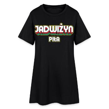 Jadwiżyn Piła. Retro District Name - Women’s T-Shirt Dress - black - Front
