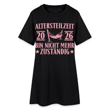 Collègue partiel à la retraite 2026 n’est plus responsable - Robe T-shirt Femme - noir - Devant