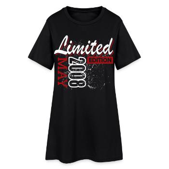 Édition limitée cadeau d’anniversaire de mai 2008 - Robe T-shirt Femme - noir - Devant