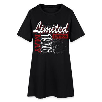 Limited Edition Mai 1976 Geburtstag Geschenk - Frauen T-Shirt-Kleid - Schwarz - Vorne