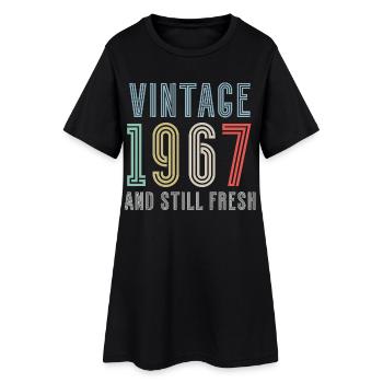 Millésime 1967 - Robe T-shirt Femme - noir - Devant
