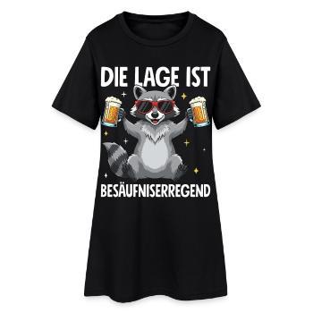 La situation est l’ivresse - Robe T-shirt Femme - noir - Devant
