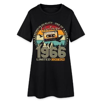 Homme à cadeaux pour le 60e anniversaire Meilleur de mai 1966 - Robe T-shirt Femme - noir - Devant