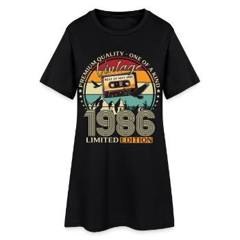 Homme à cadeaux pour le 40e anniversaire Meilleur de mai 1986 - Robe T-shirt Femme - noir - Devant