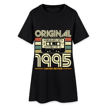 Original 1995 Cassette Retro - Robe T-shirt Femme - noir - Devant