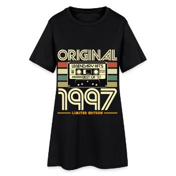 Cassette 1997 Original Hits - Robe T-shirt Femme - noir - Devant