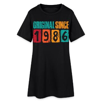 Original depuis 1986 - Robe T-shirt Femme - noir - Devant