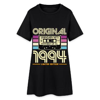 Original 1994 Cassette Retro Edition - Women’s T-Shirt Dress - black - Front