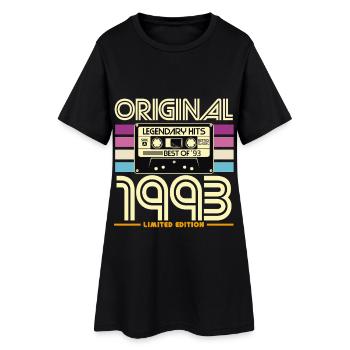 Original 1993 Limited Edition Cassette - Robe T-shirt Femme - noir - Devant