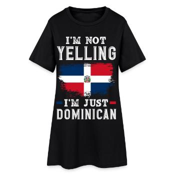 Drapeau de la République dominicaine Dom Rep Pride - Robe T-shirt Femme - noir - Devant