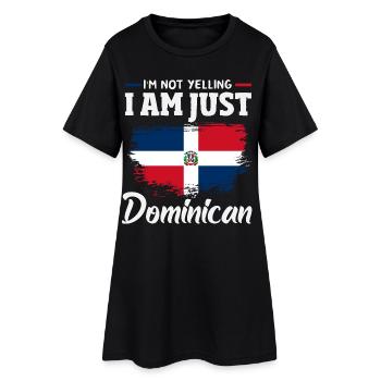 Drapeau de la République dominicaine Dom Rep Pride - Robe T-shirt Femme - noir - Devant
