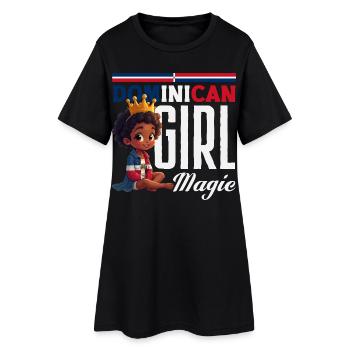Drapeau de la République dominicaine Dom Rep Pride - Robe T-shirt Femme - noir - Devant