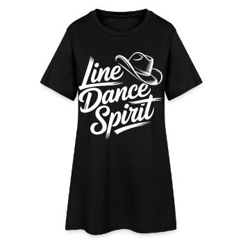 Line Dance Spirit - Robe T-shirt Femme - noir - Devant