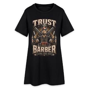 Barber Barbier Trust Le Barbier - Robe T-shirt Femme - noir - Devant