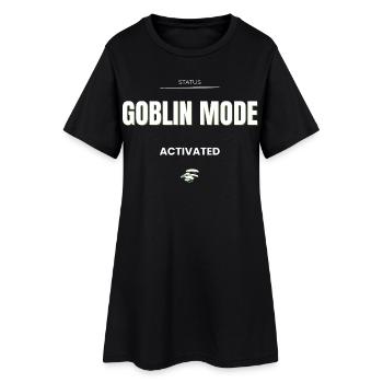 Mode Gobelin activé - Humour noir de mème drôle - Robe T-shirt Femme - noir - Devant