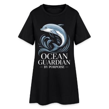 Gardien de l’océan par Porpoise Schweinswal - Robe T-shirt Femme - noir - Devant