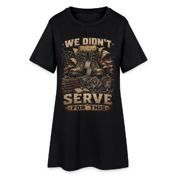 Jour des anciens combattants pour les démocrates - Robe T-shirt Femme - noir - Devant