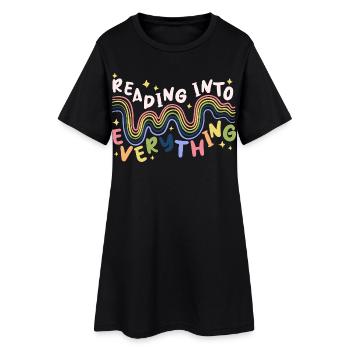 Trouble anxieux Troubles anxieux - Robe T-shirt Femme - noir - Devant