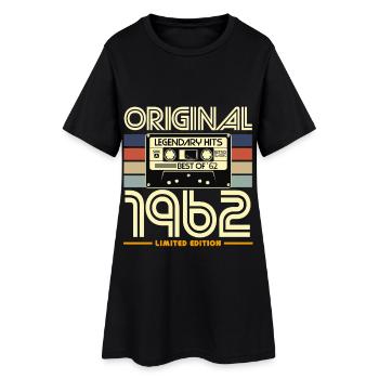 Original 1962 Limited Edition Cassette - Women’s T-Shirt Dress - black - Front