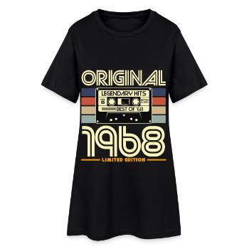 1968 Vintage Cassette Edition - Women’s T-Shirt Dress - black - Front