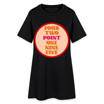 Motivation Marathon Run - Women’s T-Shirt Dress - black - Front