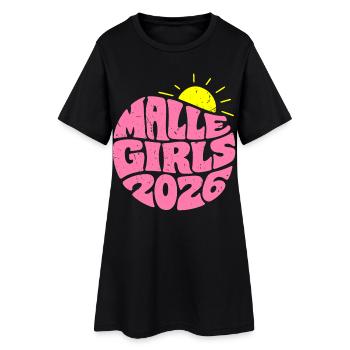 Malle 2026 Malle Girls - Robe T-shirt Femme - noir - Devant