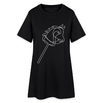 Montage amateur | Équitation | Sports | Don - Robe T-shirt Femme - noir - Devant