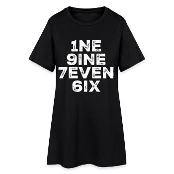 Millésime 1976 - Robe T-shirt Femme - noir - Devant