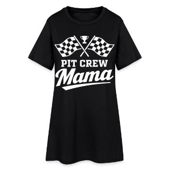Conception de la Course Motorsport Mama Pit Crew - Robe T-shirt Femme - noir - Devant