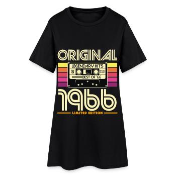 Original 1966 Cassette Retro - Robe T-shirt Femme - noir - Devant
