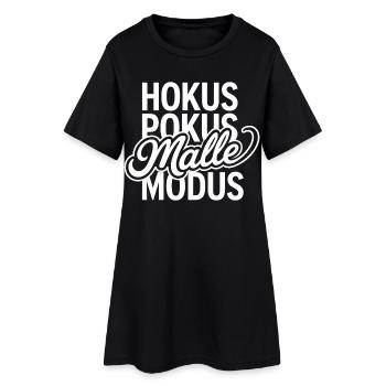 Malle 2026 Hokus Pokus Malle Modus - Frauen T-Shirt-Kleid - Schwarz - Vorne