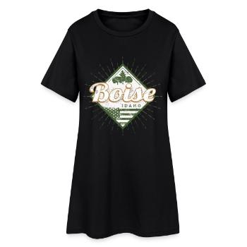 Boise City, Idaho, United States, Vintage USA - Women’s T-Shirt Dress - black - Front