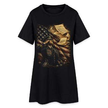 Jour des anciens combattants pour les démocrates - Robe T-shirt Femme - noir - Devant