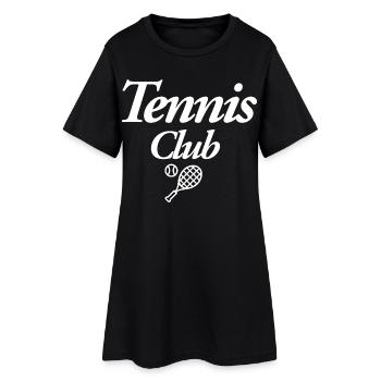 Tennis Club - Robe T-shirt Femme - noir - Devant