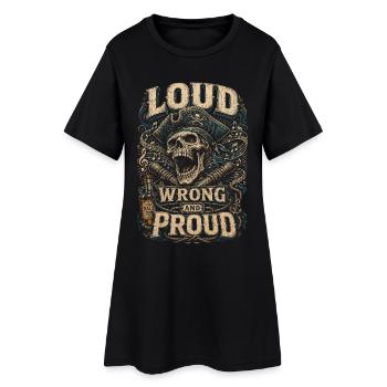 Chansons de chansons de chandaville Sea Salon Loud, Wrong And Proud - Robe T-shirt Femme - noir - Devant