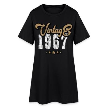 Millésime 1967 - Robe T-shirt Femme - noir - Devant