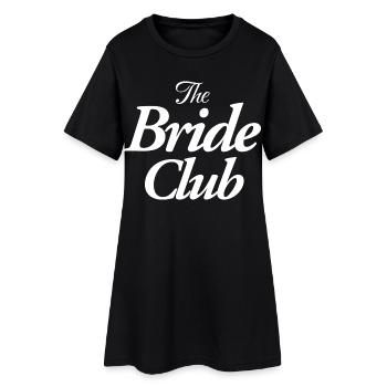 The Bride Club - Frauen T-Shirt-Kleid - Schwarz - Vorne