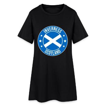 Insigne du blason d’Inverness en Écosse - Robe T-shirt Femme - noir - Devant