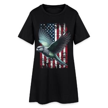 Pionus Parrot US Rotsteisspapagei - Frauen T-Shirt-Kleid - Schwarz - Vorne