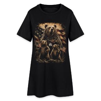 Jour des anciens combattants pour les démocrates - Robe T-shirt Femme - noir - Devant