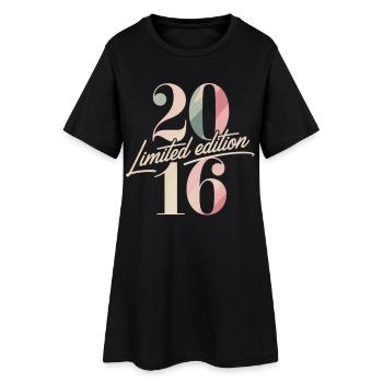 Édition limitée Anniversaire 2016 Vintage - Robe T-shirt Femme - noir - Devant