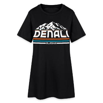 Parc national Alaska Denalis - Robe T-shirt Femme - noir - Devant