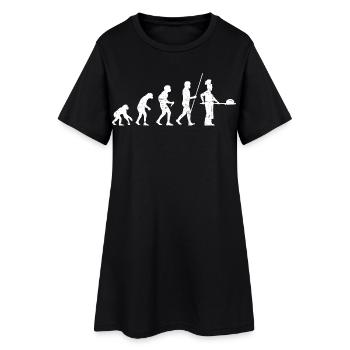 Baker Evolution Distressed Look - Women’s T-Shirt Dress - black - Front