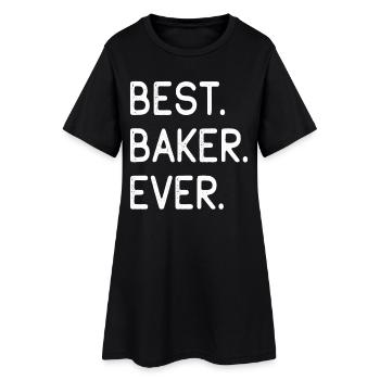 Best Baker Ever Bester Bäcker Aller Zeiten - Women’s T-Shirt Dress - black - Front