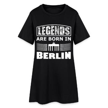 Legends from Berlin - Women’s T-Shirt Dress - black - Front
