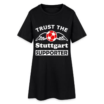 Stuttgart Supporter Wingball - Robe T-shirt Femme - noir - Devant